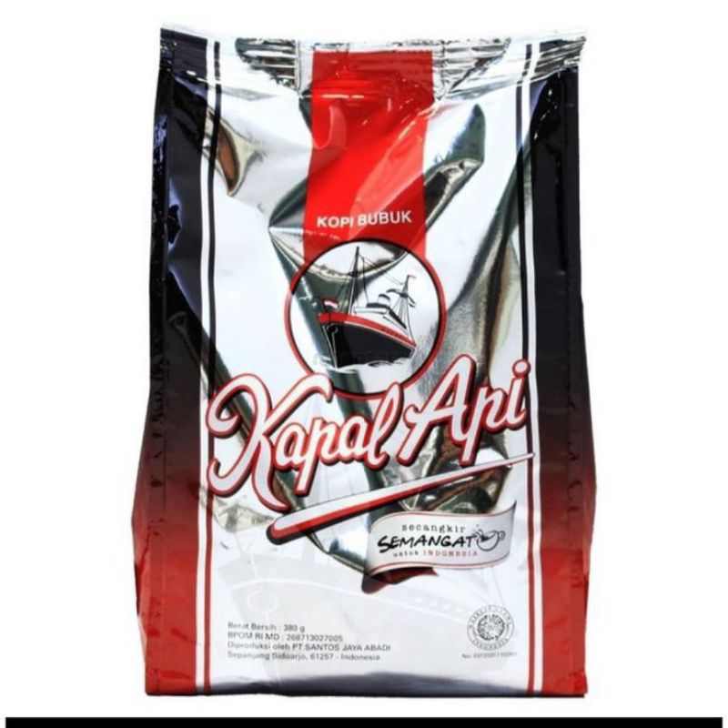 

Kopi Kapal Api bubuk 350gr silver