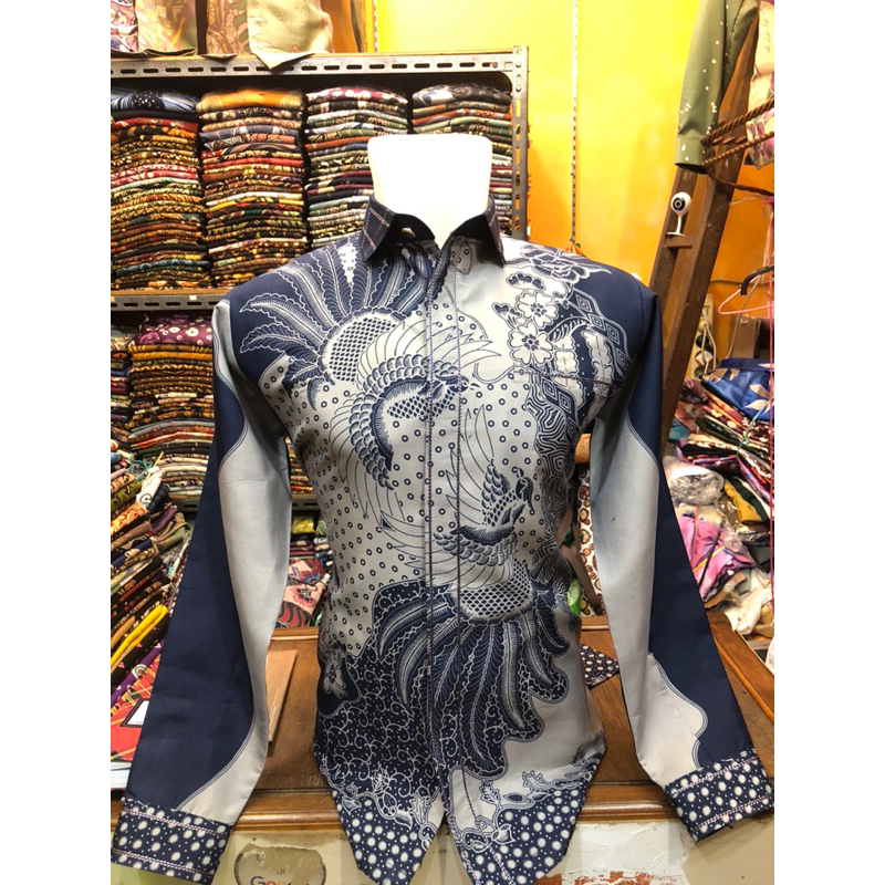 Kemeja Batik Katun Smock