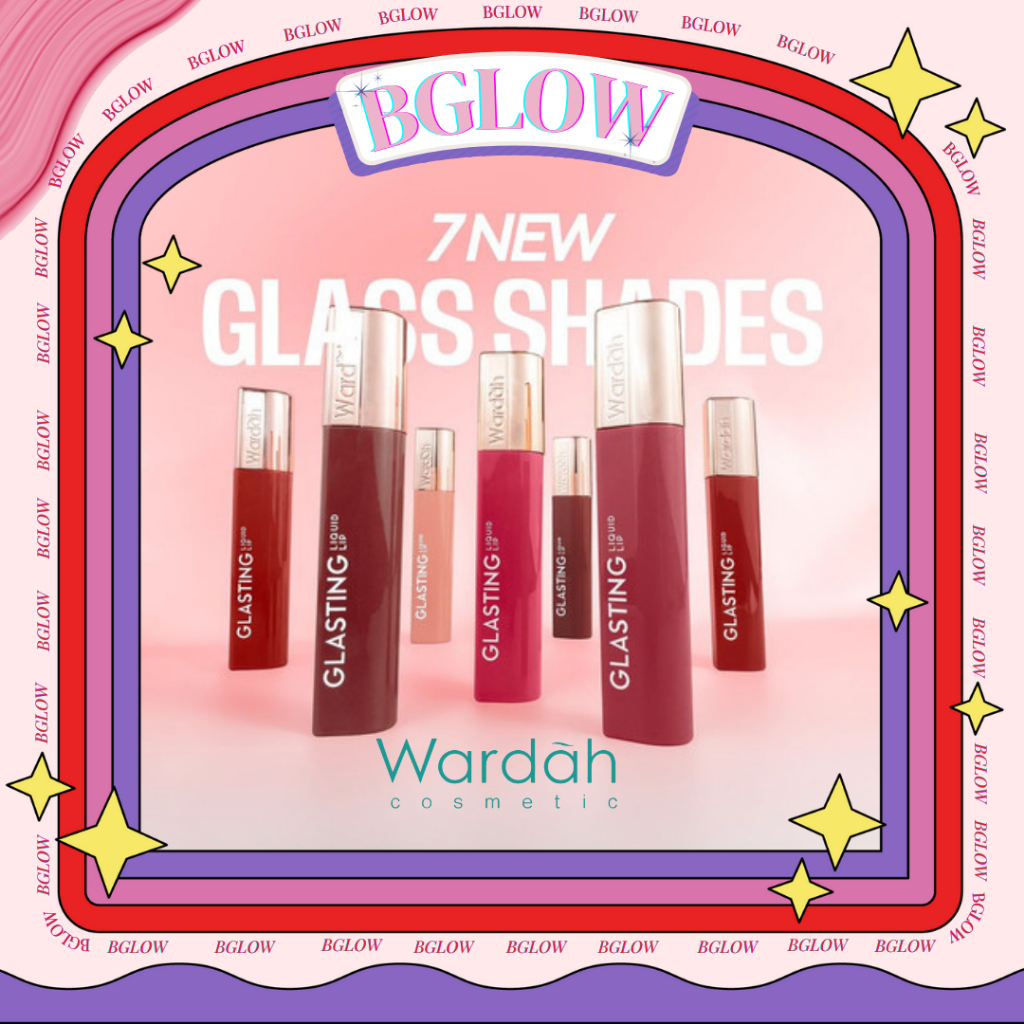 WARDAH   LIP LIQUID GLASTING 3,5GR | 01 Caramel Coat 02 Peach Polish 03 Dazzle Maple 04 Rosewood Rad