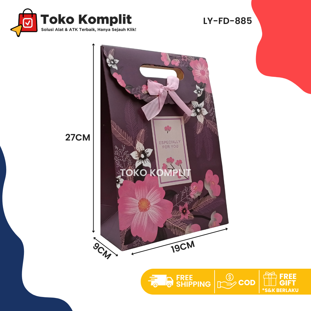 

Komplit - Paper bag mini LY-FD-885/Goodie Bag/Tas Tenteng/Hand Bag/Tas Kado/Tas Hadiah/Shopping Bag lucu/ shopbag bunny