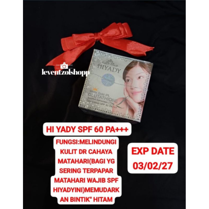 HI YADY BEAUTY GOLD GLUTATHIONE CREAM THAILAND