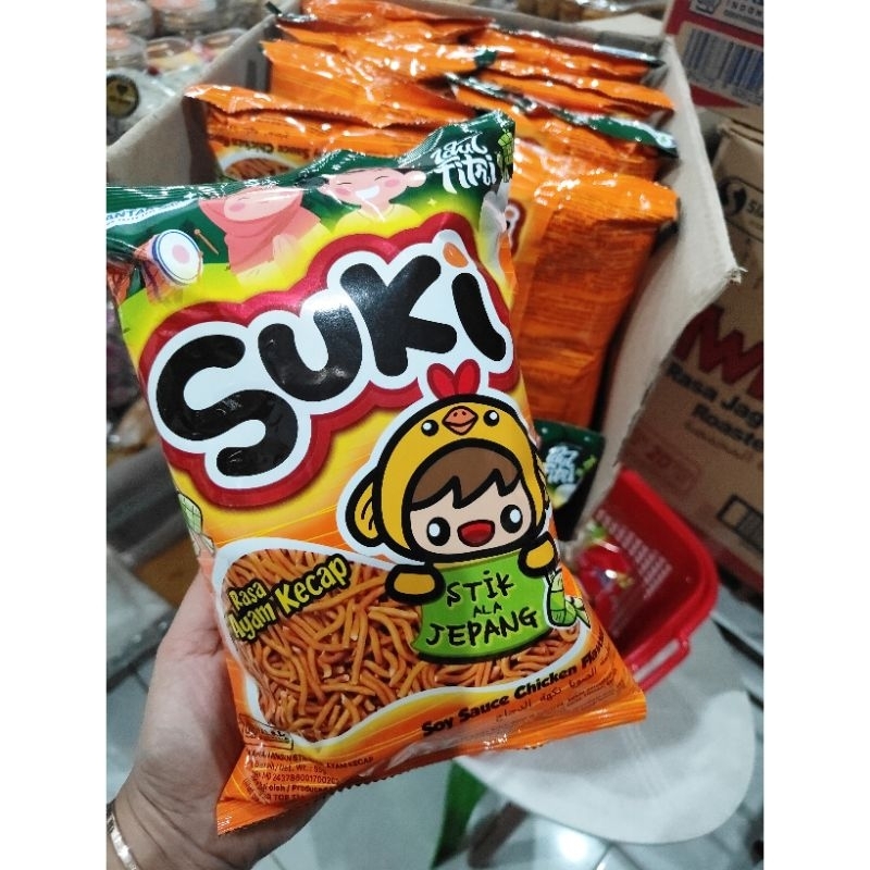

[READY] SUKI MIE AYAM KECAP 95Gr Snack mie goreng, Snack anak