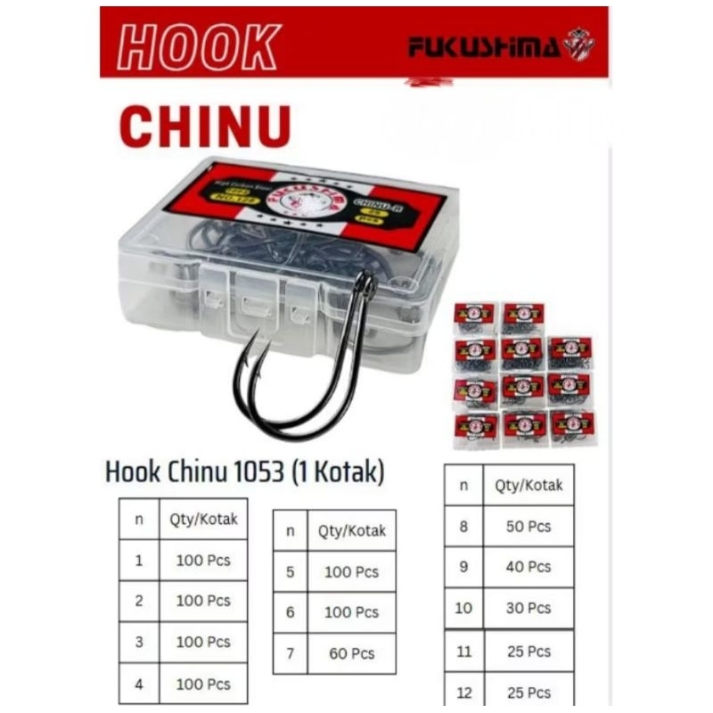 KAIL PANCING KOTAK FUKUSHIMA HOOK CHINU 1053