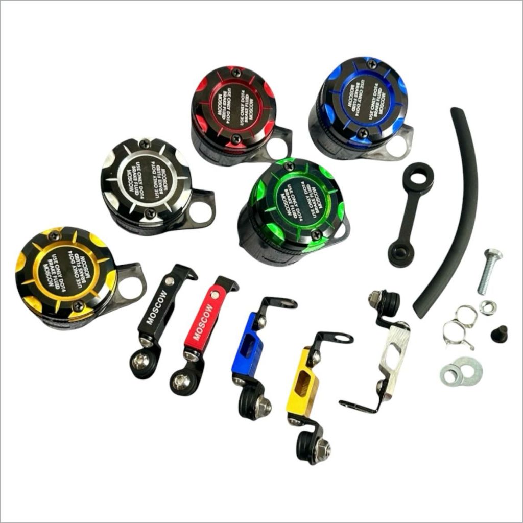 PAKET TABUNG MINYAK REM BESAR JUMBO TUTUP FULL CNC SET BAUT SELANG PNP Botol Tabung Minyak Master Re