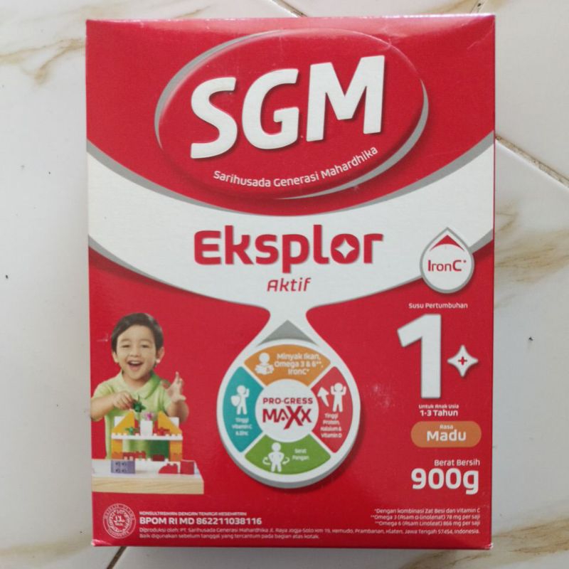 

susu SGM eksplor 900g Madu