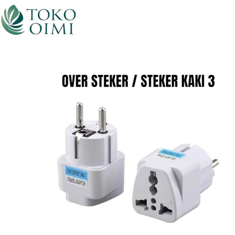 Over Steker / Steker kaki 3 Colokan kaki 3 adaptor
