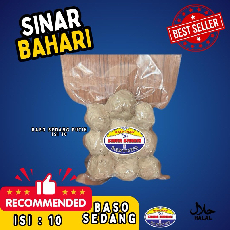 

Baso ikan sinar bahari ( uk sedang 10 btr)