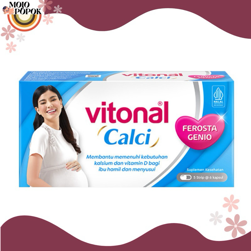 VITONAL CALCI/Box | Memenuhi Kalsium dan Vitamin D bagi Ibu Hamil dan Menyusui