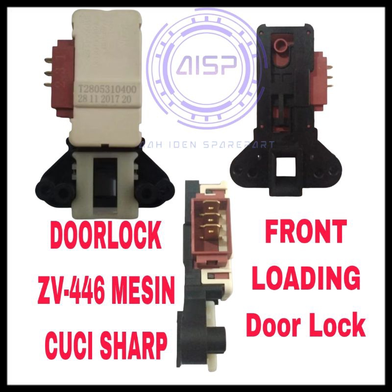 DOORLOCK ZV-446 MESIN CUCI SHARP FRONT LOADING Door Lock