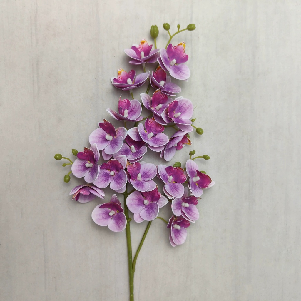 (21 Kuntum) Bunga Anggrek Mini Artificial/Bunga Artificial Dekorasi