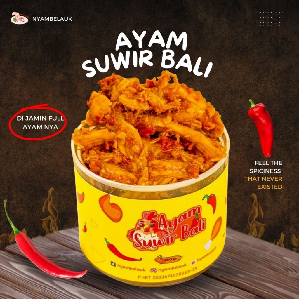 

Nyambelauk - Ayam Suwir Bali