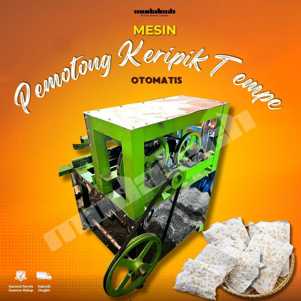 Mesin Potong Tempe Otomatis Iris Kripik Tempe Otomatis Perajang Tempe Buat Keripik