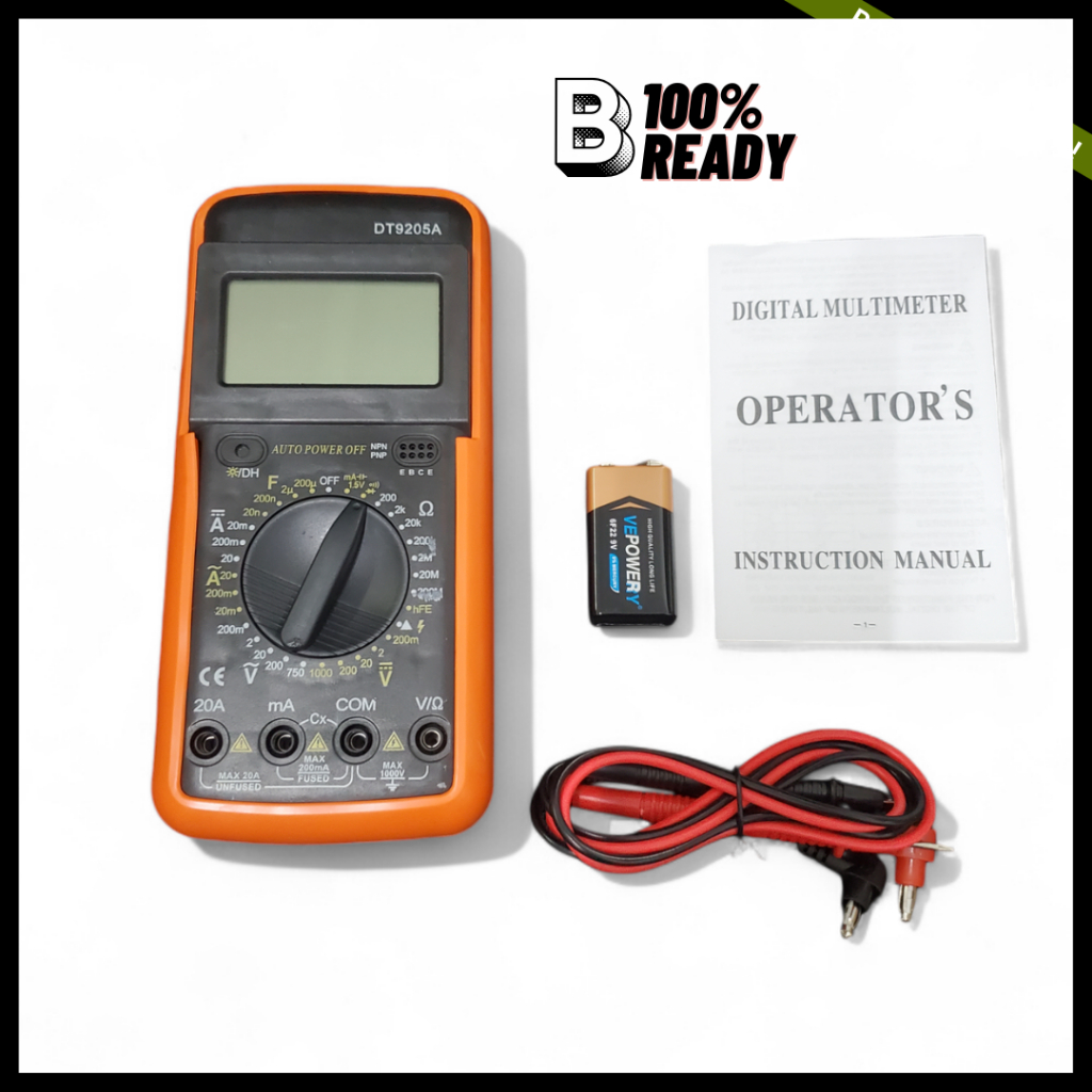 Multimeter Digital Free Baterai / avo meter digital / Portable LCD Digital Multimeter / Multitester