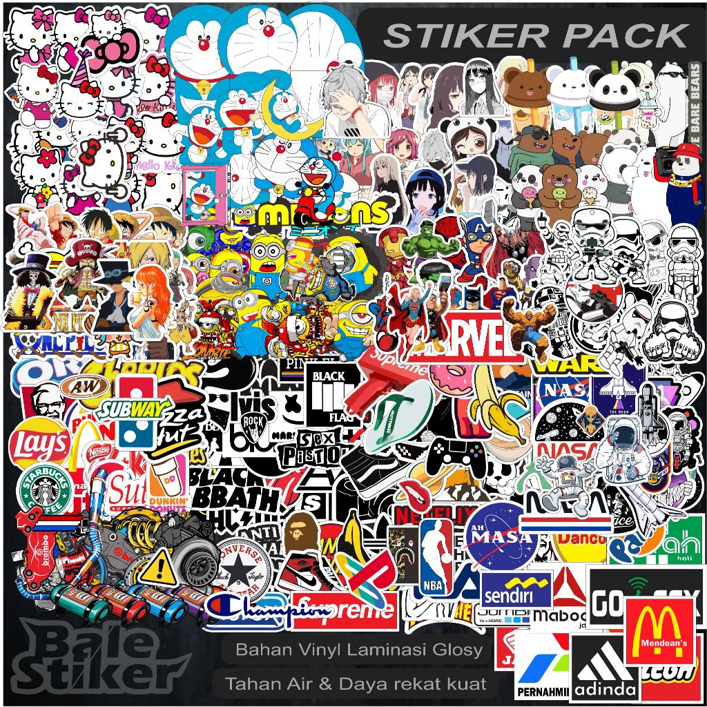 

STIKER PACK KOPER LAPTOP HP MOTOR sticker lucu koleksi gambar tempel