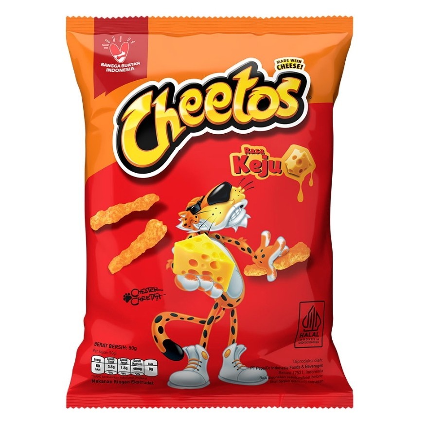 

Cheetos Makanan Ringan Rasa Keju 50 gr