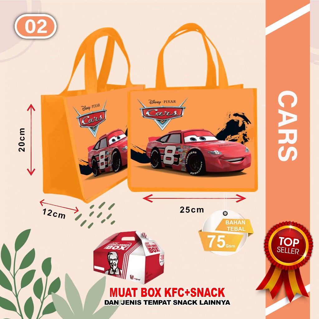 

Tas Ultah CARS 02 Goodie Bag Souvenir Ulang Tahun
