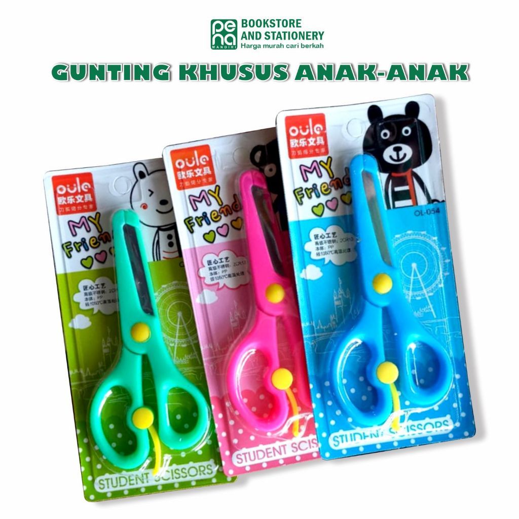 

Gunting kertas anak / Children scissors / Gunting khusus anak