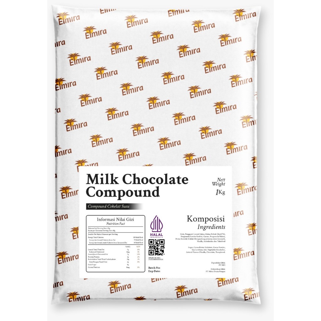 

Dark Chocolate Compound 1kg / dark chocolate blok / cokelat blok