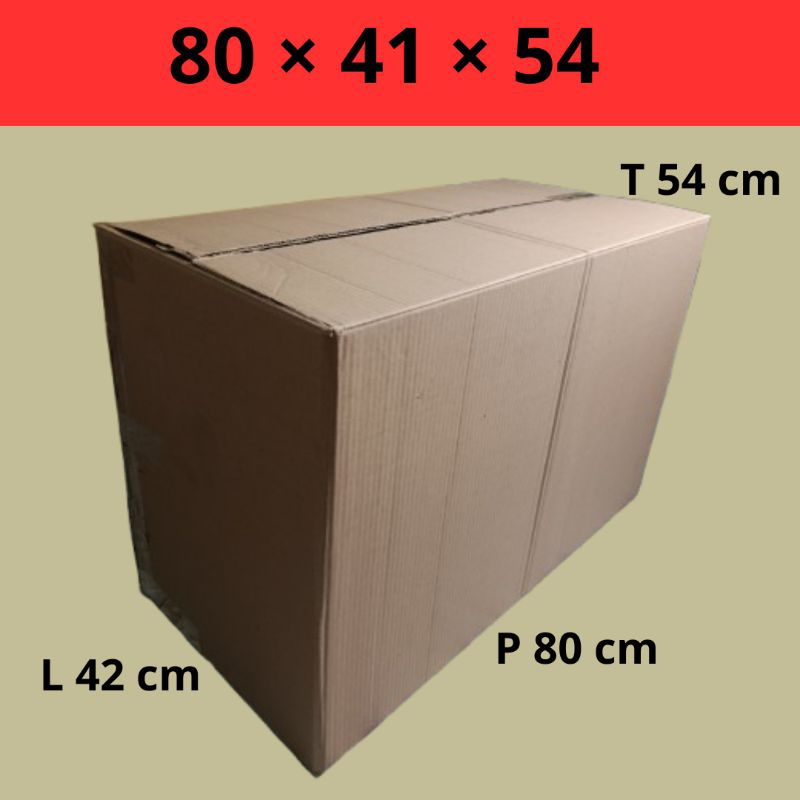 

kardus besar ukuran 80×41×54 baru dan rekondisi cocok untuk berbagai keperluan seperti menyimpan barang packing barang dan lain-lain