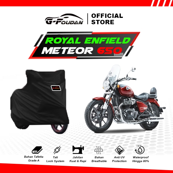 Cover Motor Royal Enfield Meteor All Type / Sarung Motor Royal Enfield Super Meteor 650 / Selimut Mo