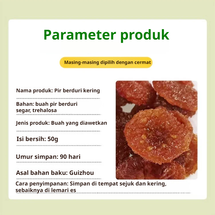 Hala/Buah Roxburghii Kering/Kering Pear dan BuahBuahan/Camilan Buah Kering, Manisan Buah/Manisan