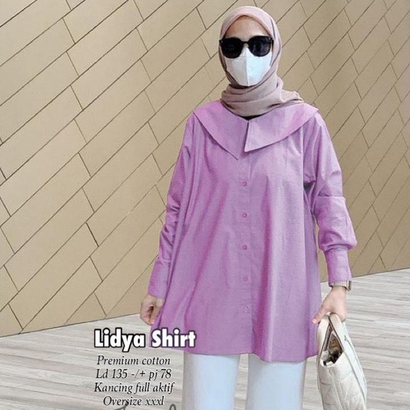 Blouse Wanita Premium Katun Lidya by khasma fashion