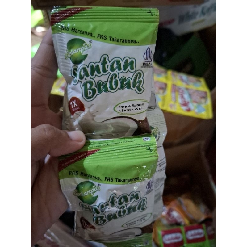 

Santan bubuk renceng isi 10pcs