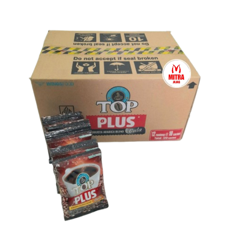 

[1 DOS] Top Kopi Plus Kemasan Renteng 18gr (isi 12 renteng 10 sachet)