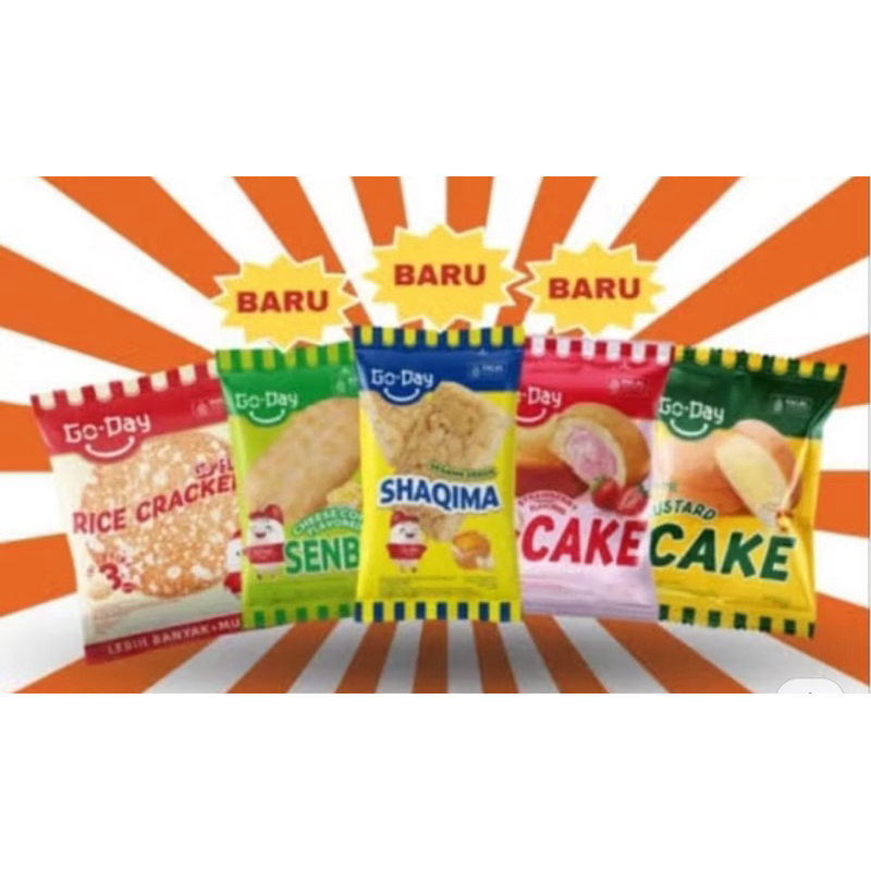 

GO-DAY RICE CRACKER/BOLU CAKE/SHAQIMA/SENBEI