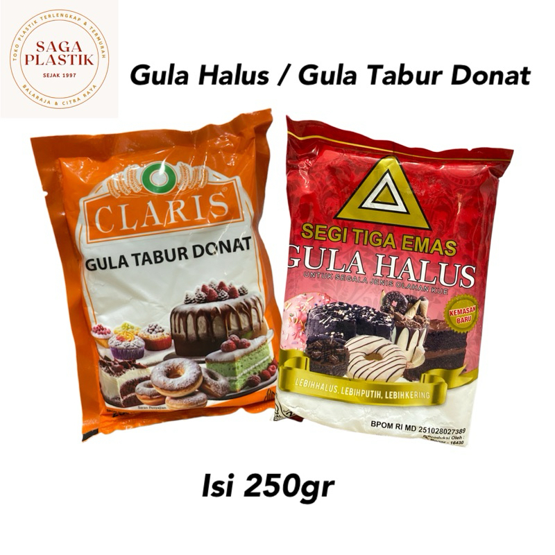 

Gula Halus Gula Tabur Donat Claris 250gr