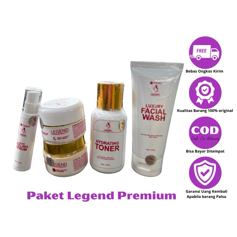 Paket Legend Luxury Premium BPOM Klinik (forte) by SS GlowUp
