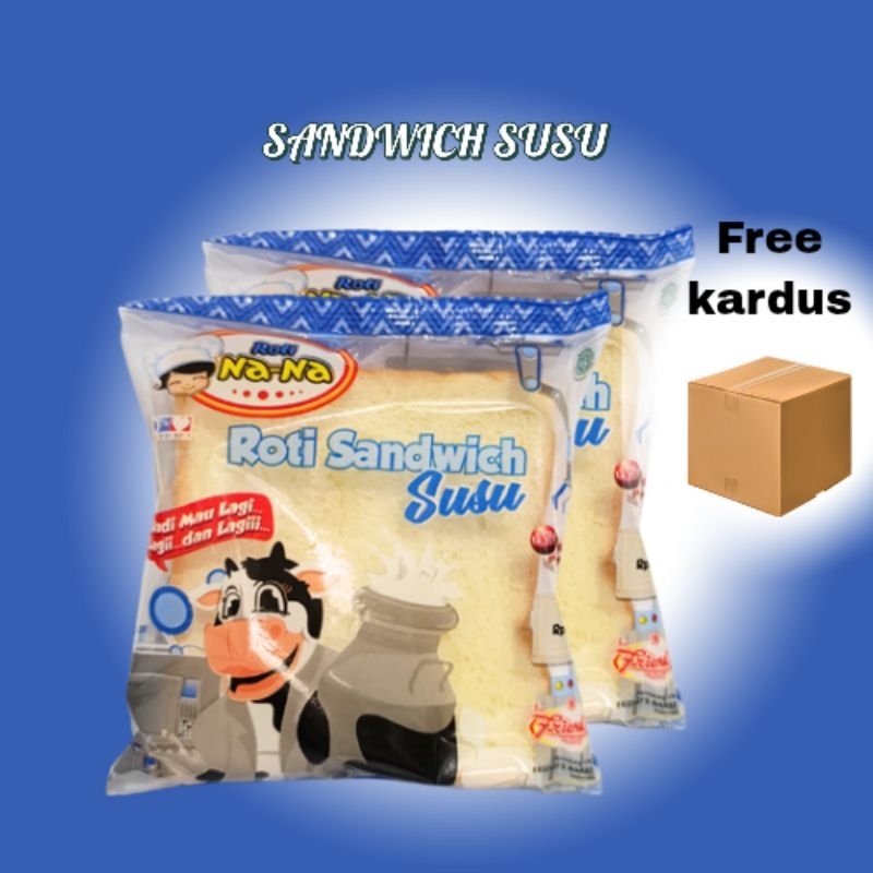 

Roti Nana Sandwich Rasa Krim Susu