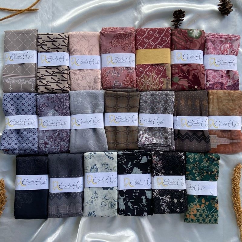 SEGIEMPAT MOTIF VOAL PREMIUM BAHAN ADEM TEGAK RAPI SEGIEMPAT VOAL MOTIF PREMIUM