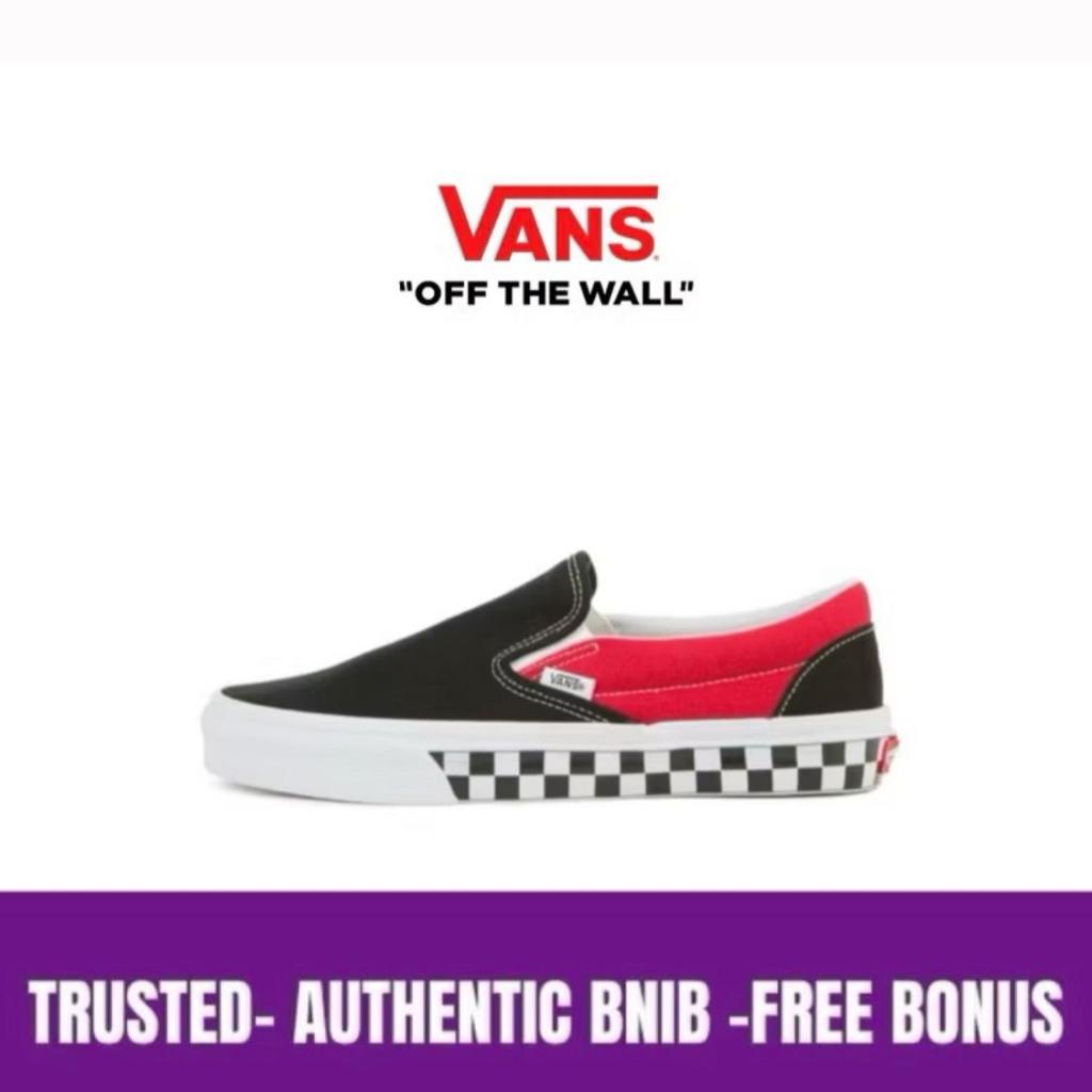 Vans Slip On BMX Black Red Original
