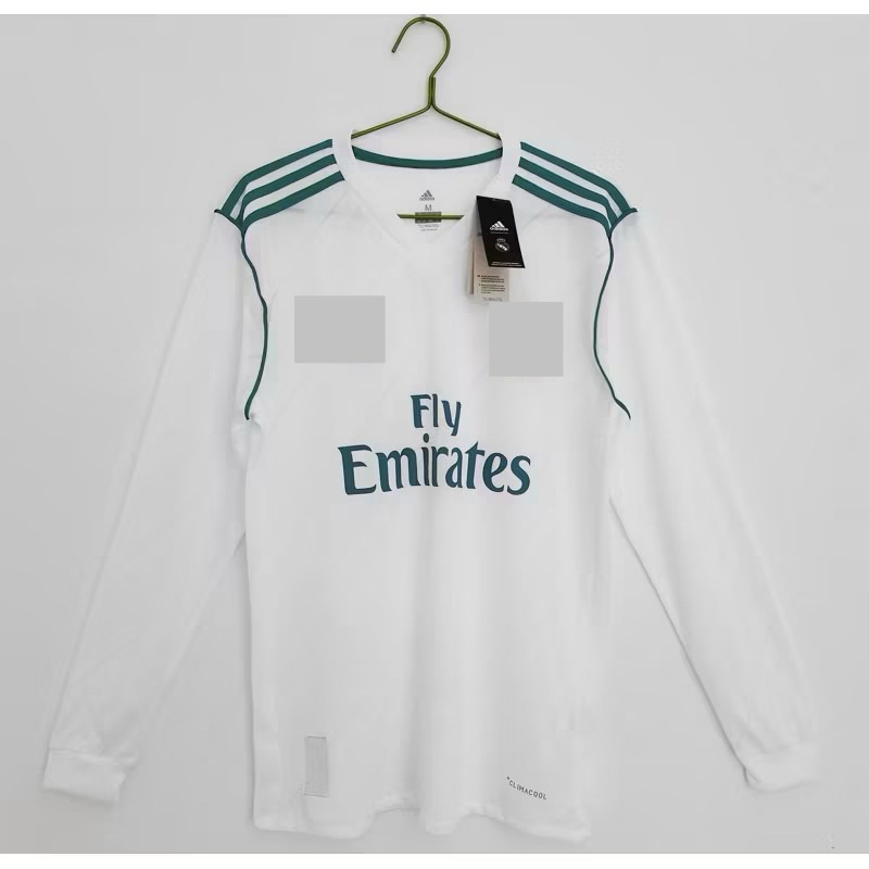(LONG SLEEVE) RETRO | JERSEY RETRO MADRID HOME 2017 LS GRADE ORI
