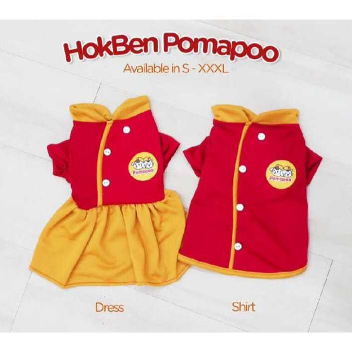 HOKBEN DRESS &  SHIRT - Pakaian Hewan Anjing - Pakaian Hewan KucingBaju Hewan Lucu