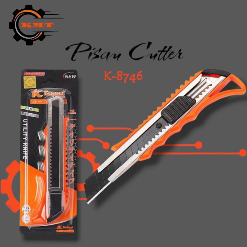 

Kapusi Pisau Cutter Orange K-8746