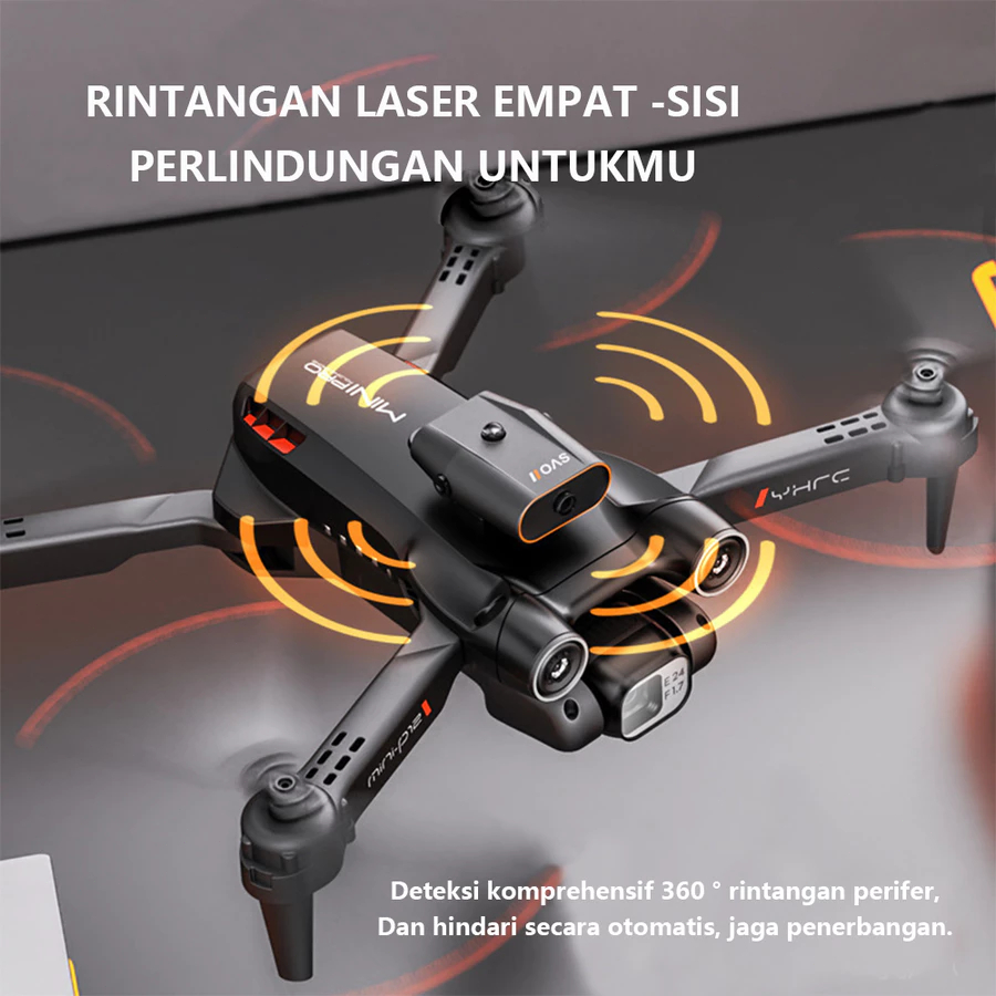 Smart Drone P12 PRO Drone Obstacle Avoidance + 4K HD Dual Camera wide angle height keep RC drone