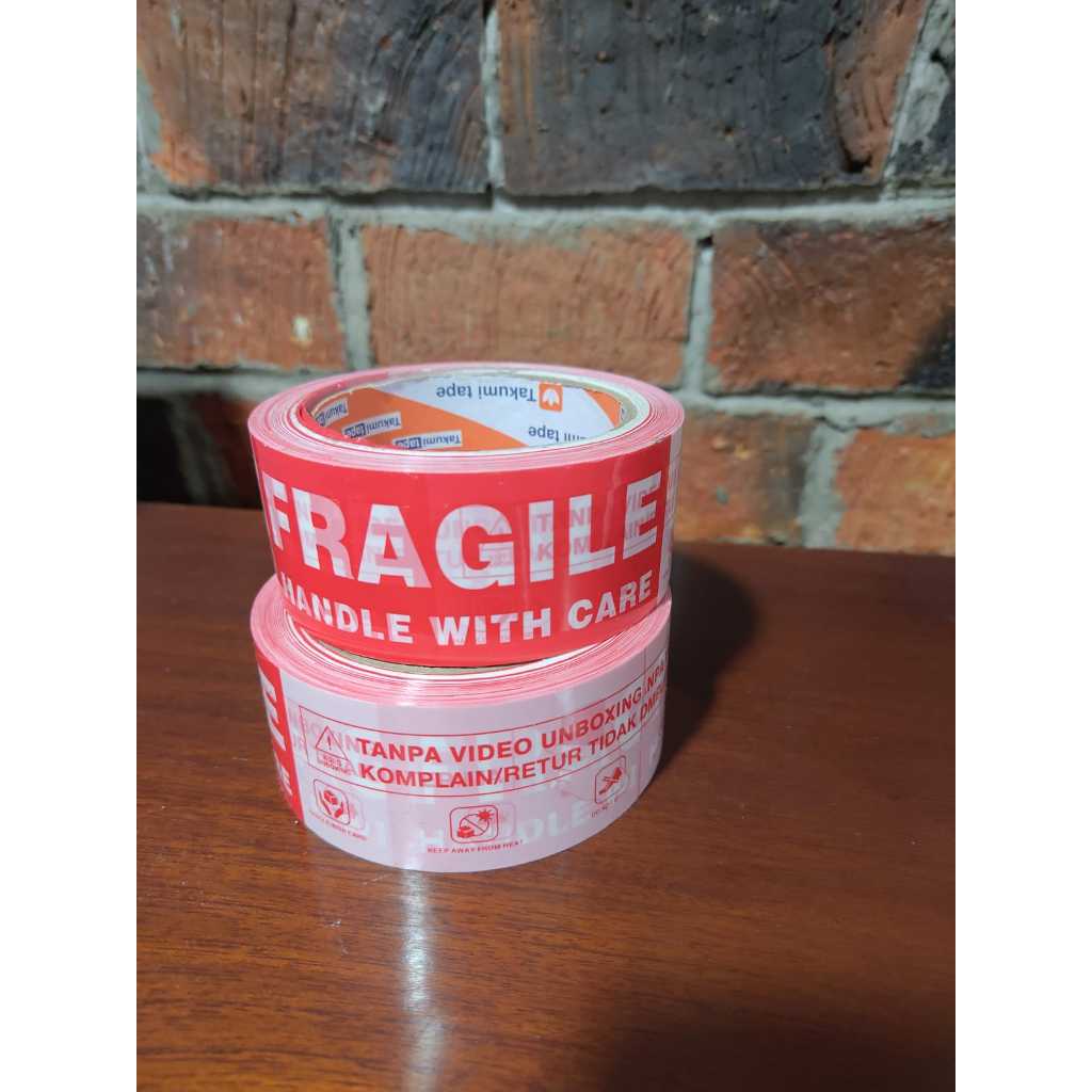 

Lakban fragile unboxing 45mm x 100y, Ready, PROMO!!