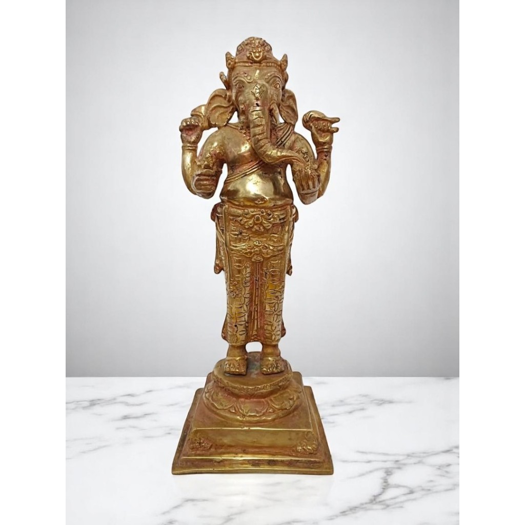 Patung Kuningan Sri Ganesha Lawas