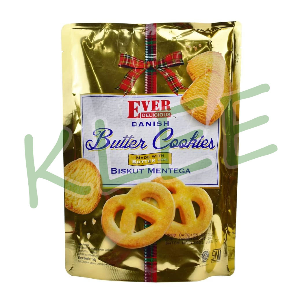 

Ever Delicious Danish Butter Cookies - Kukis Rasa Mentega - Biskuit Rasa Mentega 150g