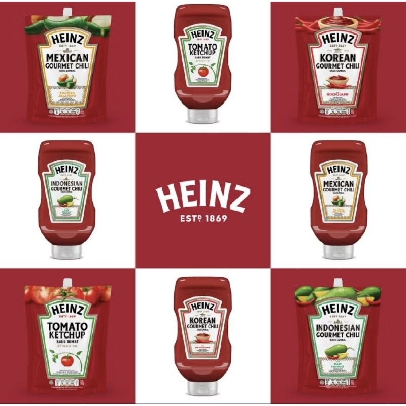 

Heinz Indonesia Gourmet Saus Botol Chili Sambal Mangga 325g Raw Mango Korean Style Mexican