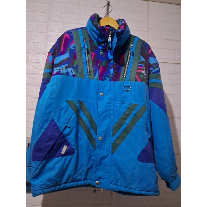 Jaket fila vintage 90s second