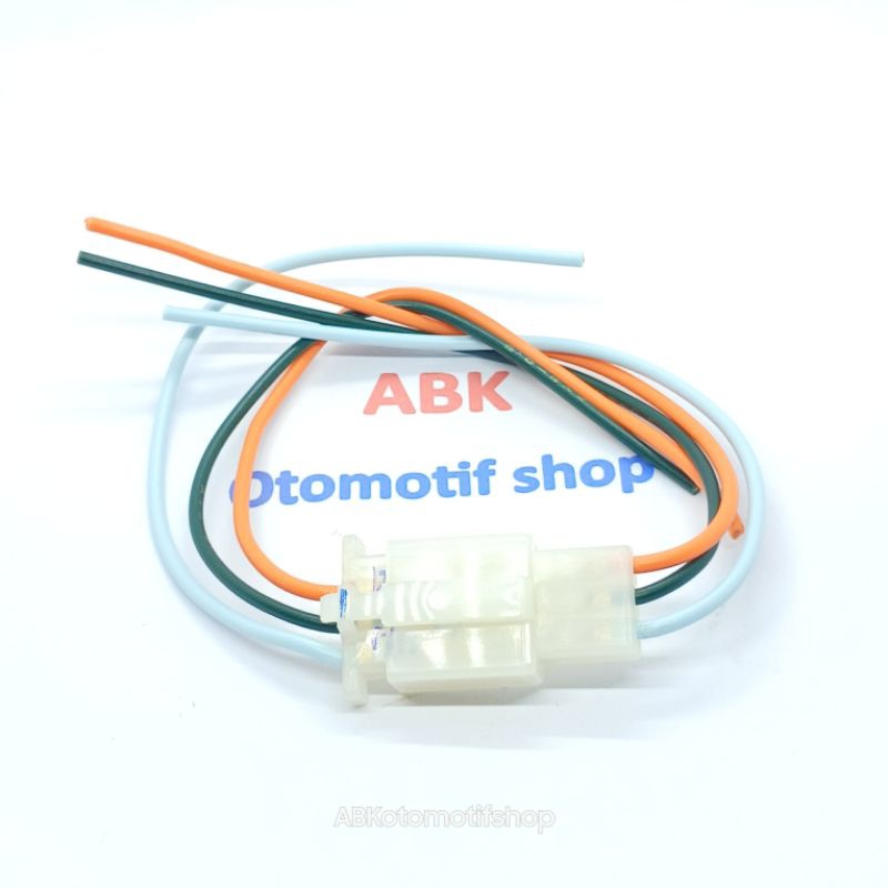 PNP SOCKET KABEL CONNECTOR KONEKTOR 3 PIN FLAT DENGAN KABEL ORIGINAL