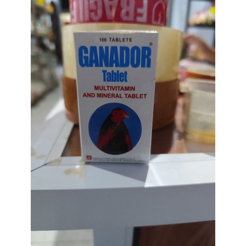 Ganador vitamin ayam piliphins/ayam bangkok penyembuhan luka dan stamina 50tablets