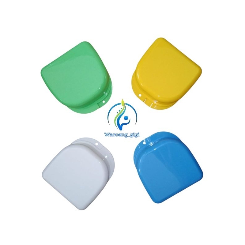 Denture Box Tempat Simpan Gigi Palsu Tiruan Tempat Simpan Retainer [ DENTURE BOX BESAR]