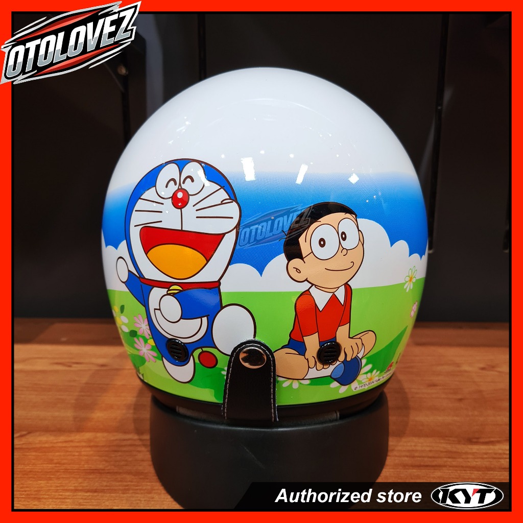 HELM MDS MAGNUM DORAEMON SPRING WHITE (SMOKE)