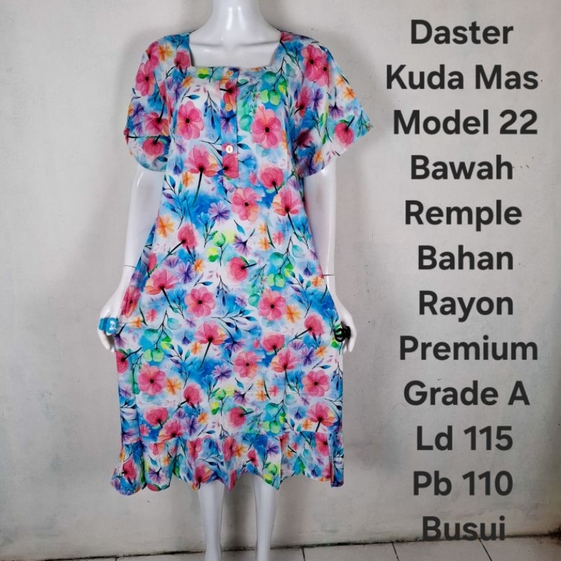 Daster Batik Kuda Mas Model 22 Ld 115/Pb 110 Busui