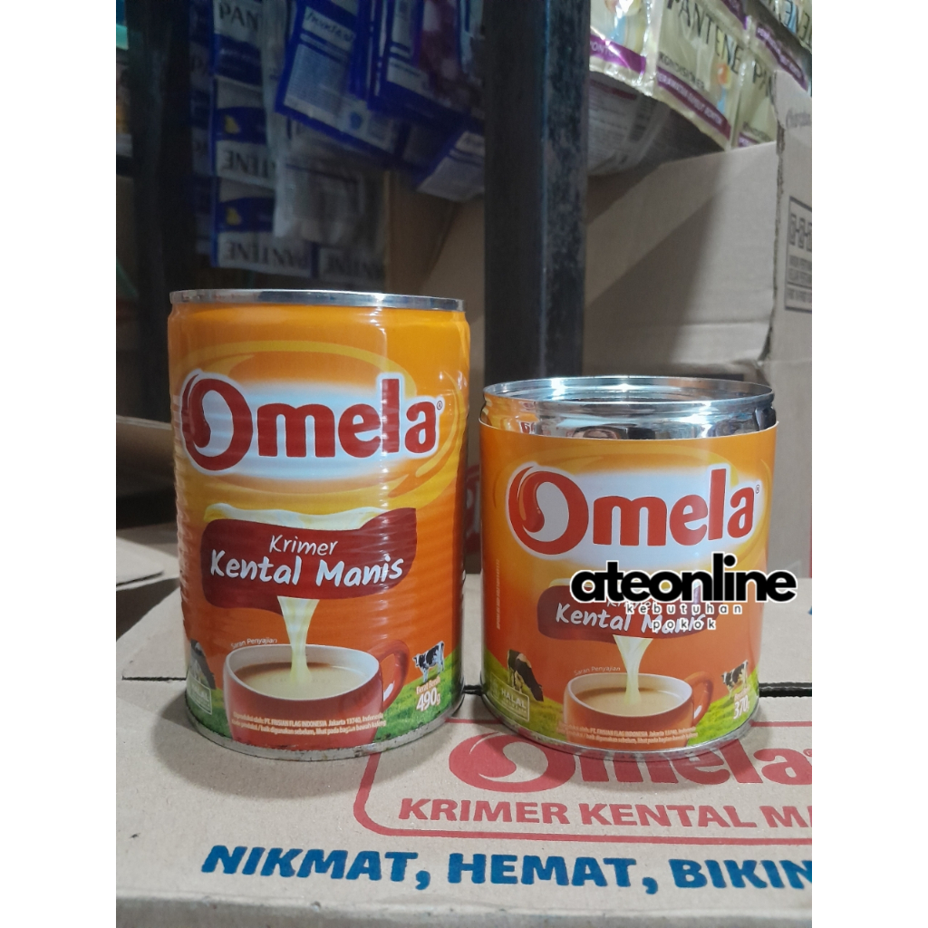 

Omela Susu Kental Manis SKM KALENG 370gr/490gr