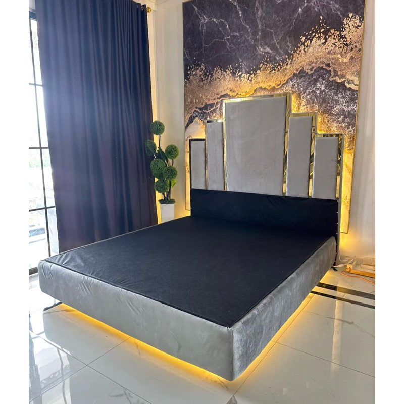 by mebel sofa anakbanua divan sandaran kerajaan termurah bahan bludru/tempat tidur mewah